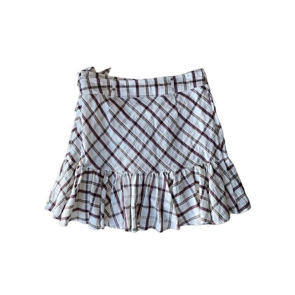Veronica Beard Memphis Ruffle Plaid Mini Skirt - Picture 8 of 14